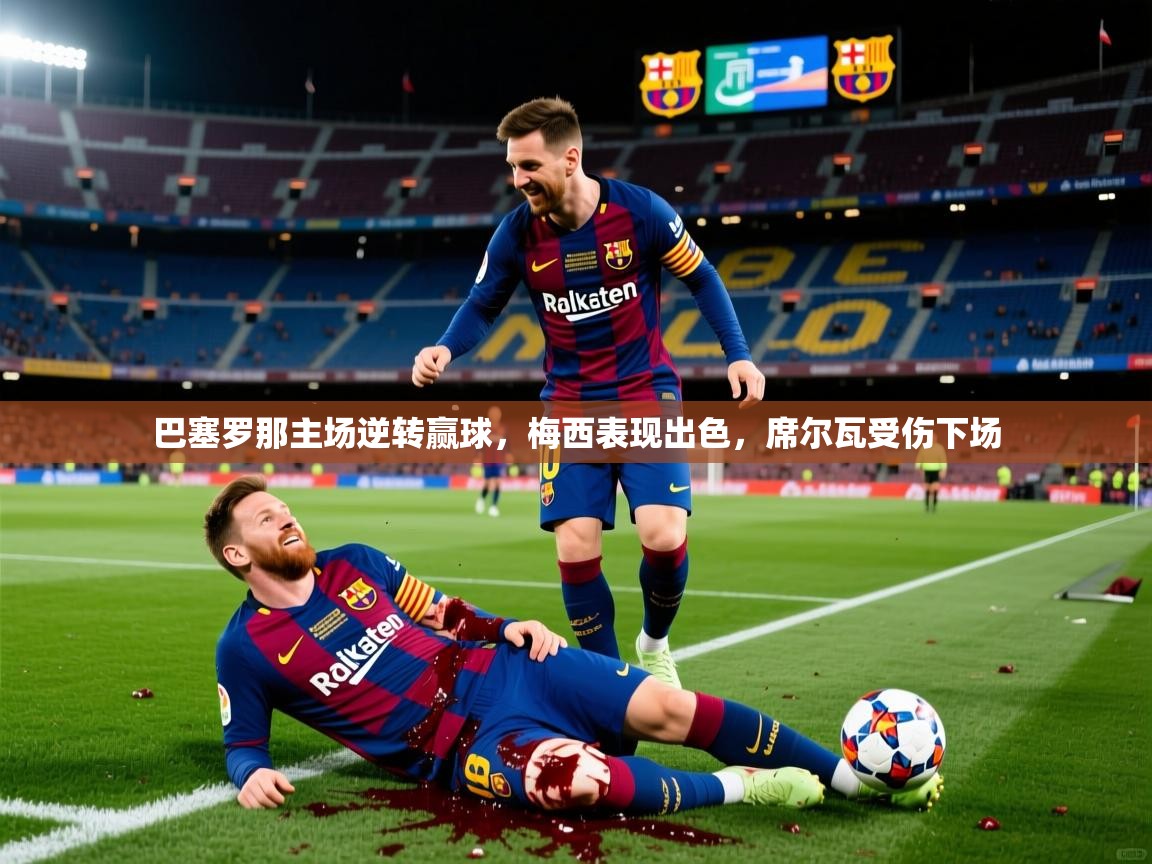 2025开运体育在线巴塞罗那主场逆转赢球，梅西表现出色，席尔瓦受伤下场  第2张